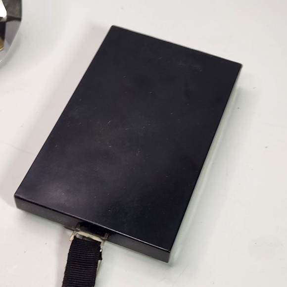 art deco 1930s powder blush compact makeup purse terri wrist strap coin parfume - Picture 9 of 11